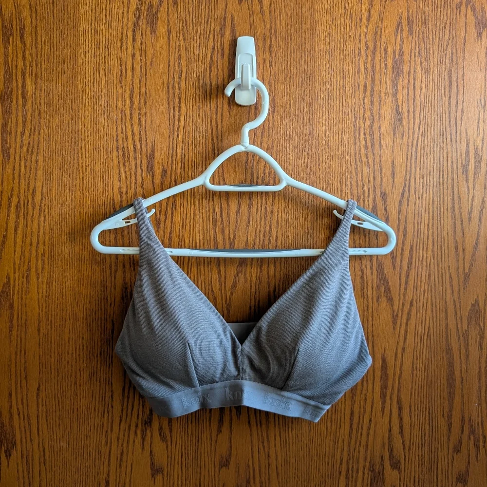 Knix Logo Modal Rib Bralette L+ - Picture 5 of 8